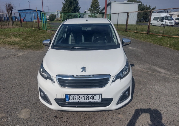 Peugeot 108 cena 38999 przebieg: 76000, rok produkcji 2017 z Głogów małe 137